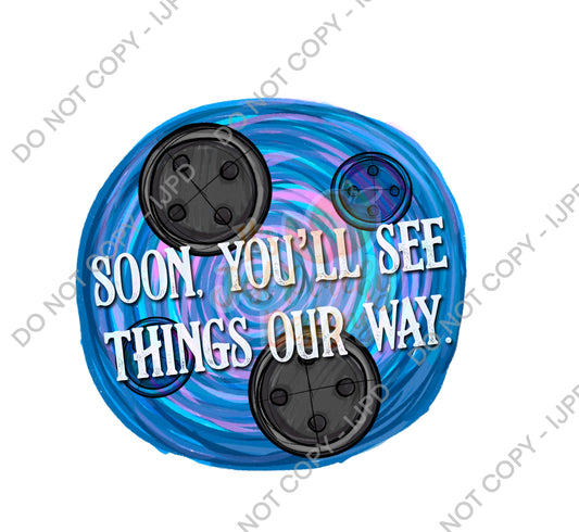 Button Eyes Soon PNG