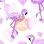 Purple Flamingos - Multiple Colors