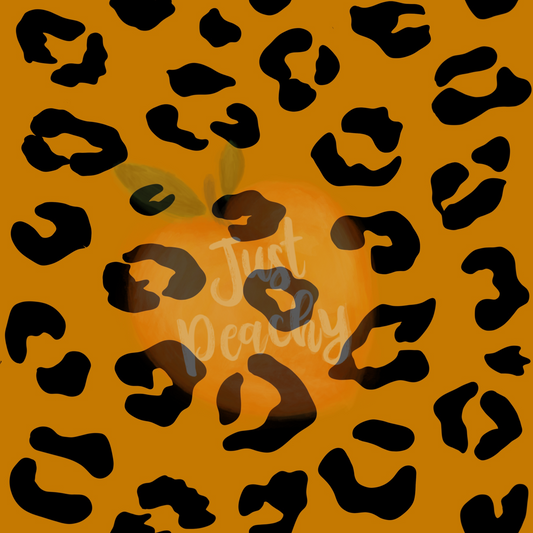 Muted Orange Leopard