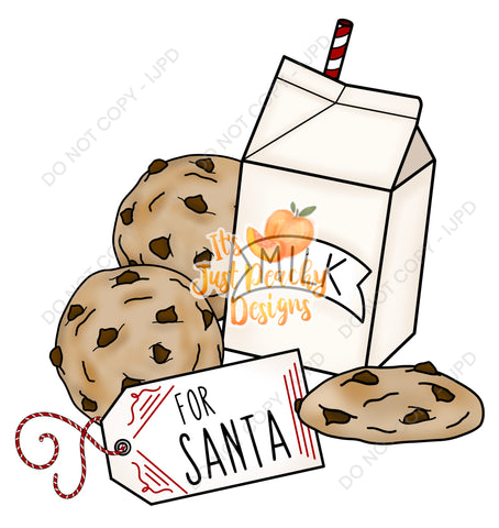 Milk and Cookies PNG - Multiple Colors