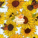 Butterfly Sunflowers - Multiple Colors