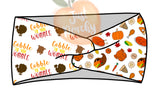 Half/Half Headband or Scrunchie-  Thanksgiving