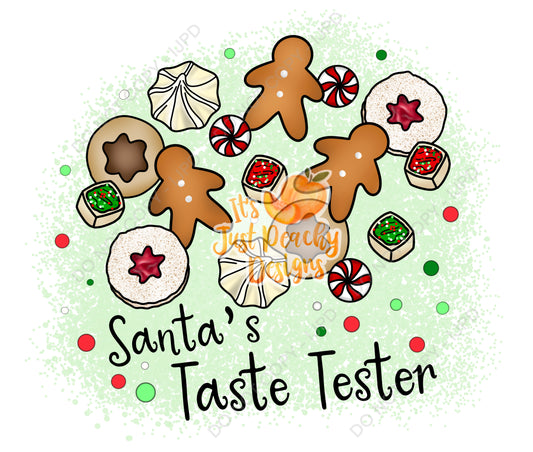 Santa’s Taste Tester PNGs - Multiple Colors