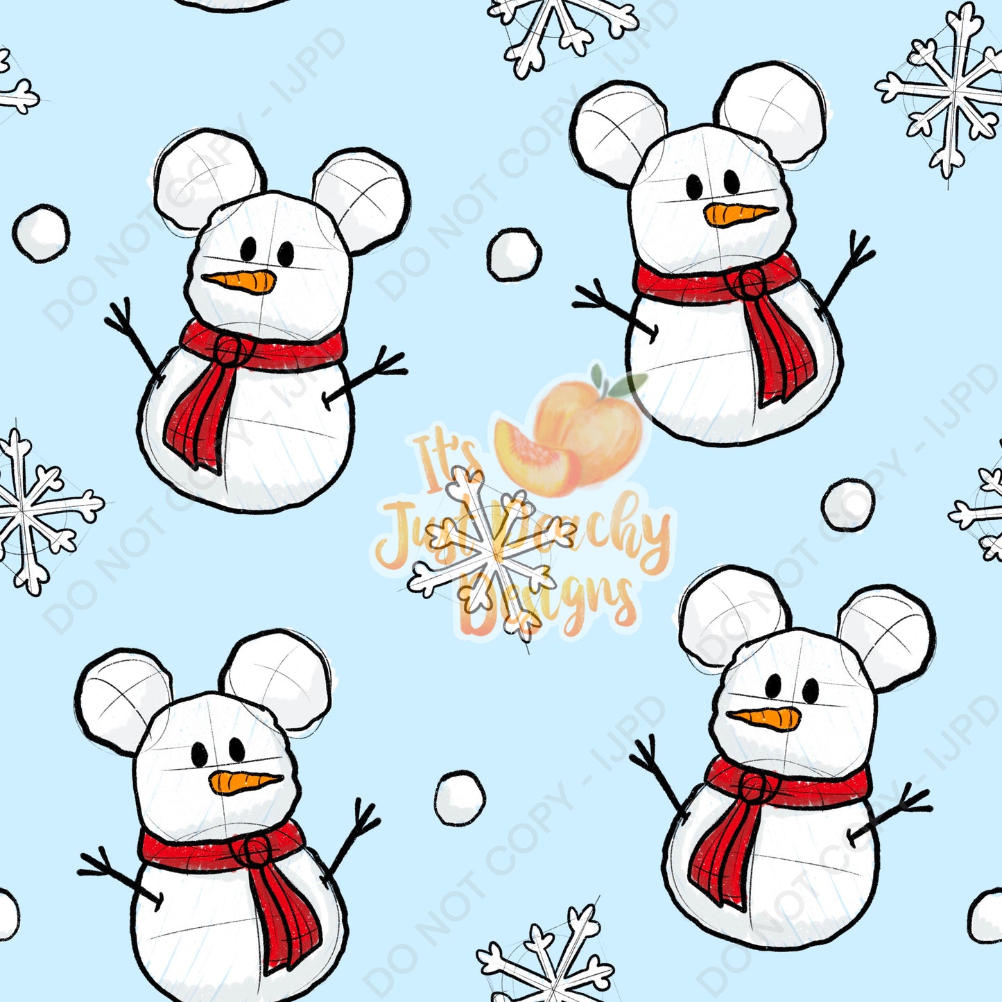 Mouse Snowman