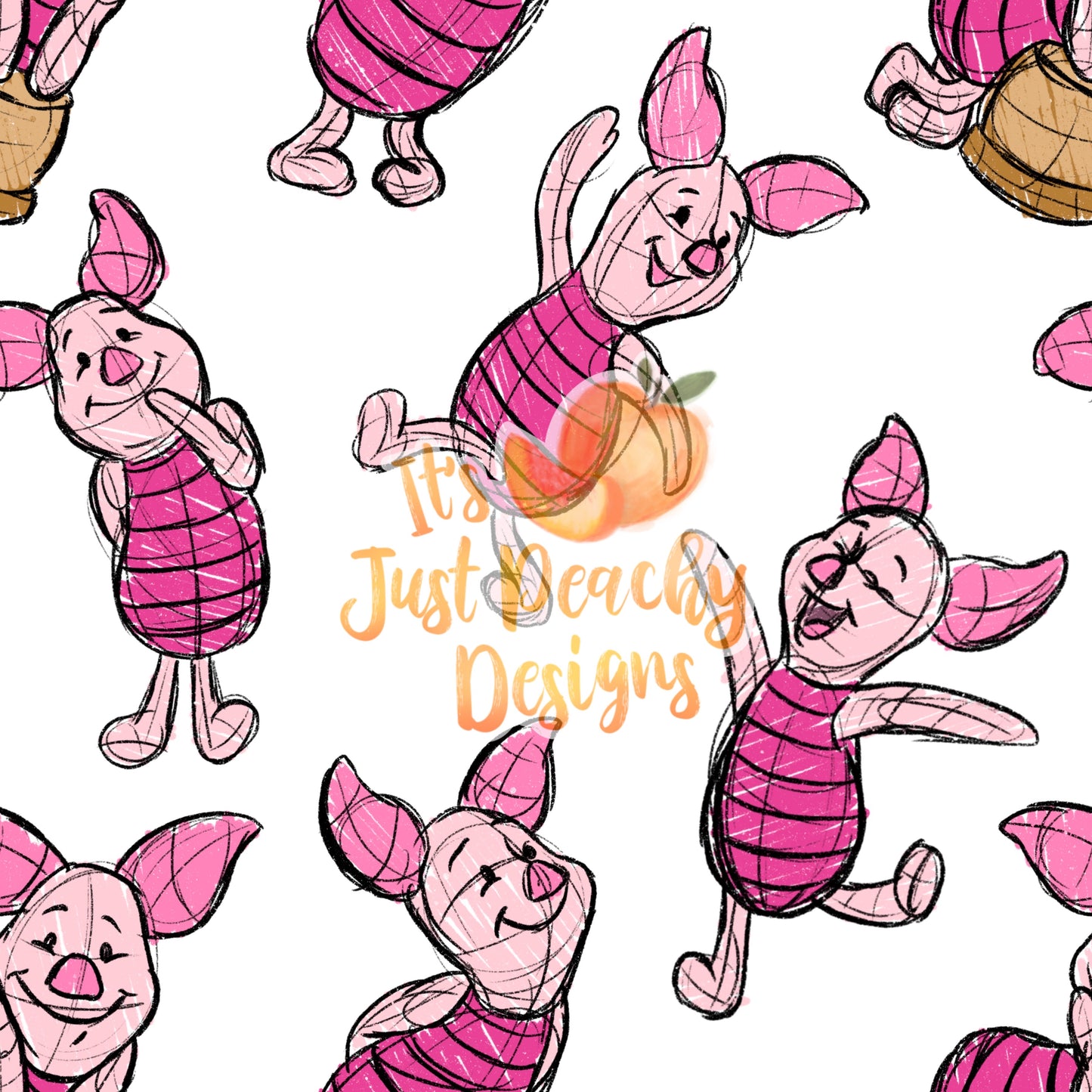 Piglet - Multiple Background Colors