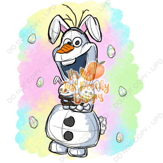 Bunny Snowman PNG