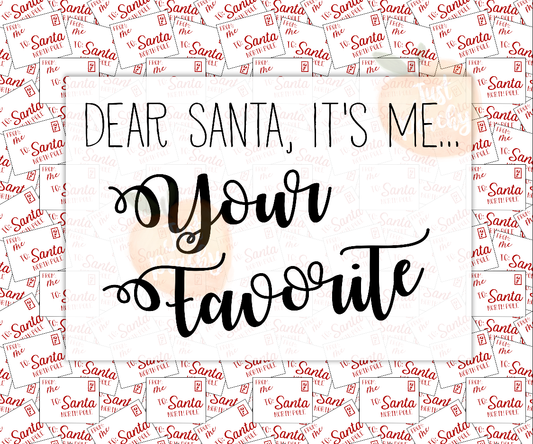 RTS Dear Santa Blanket