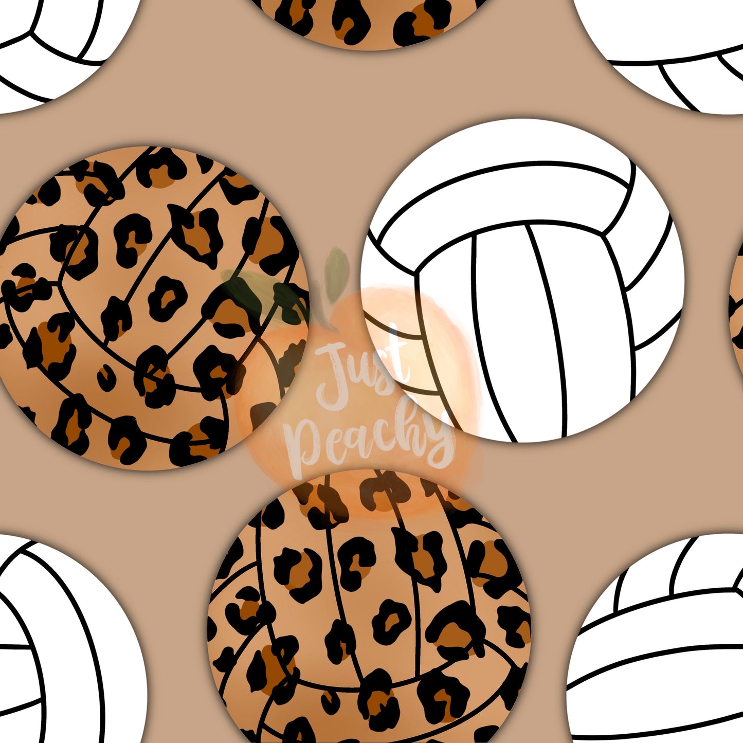 Leopard Volleyballs - Multiple Colors