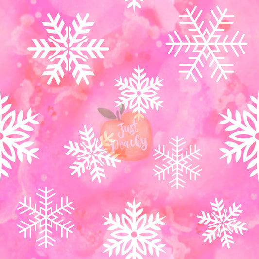 Pink Snowflakes