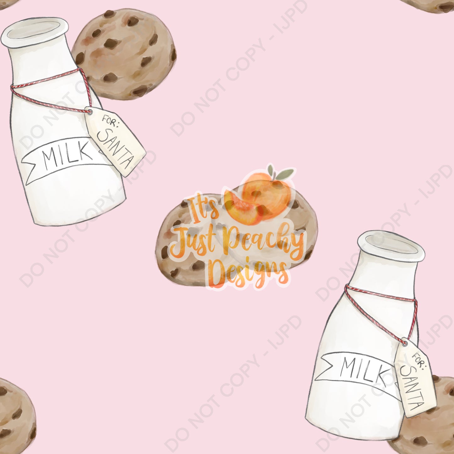 Add A Name File - Milk and Cookies - Multiple Colors