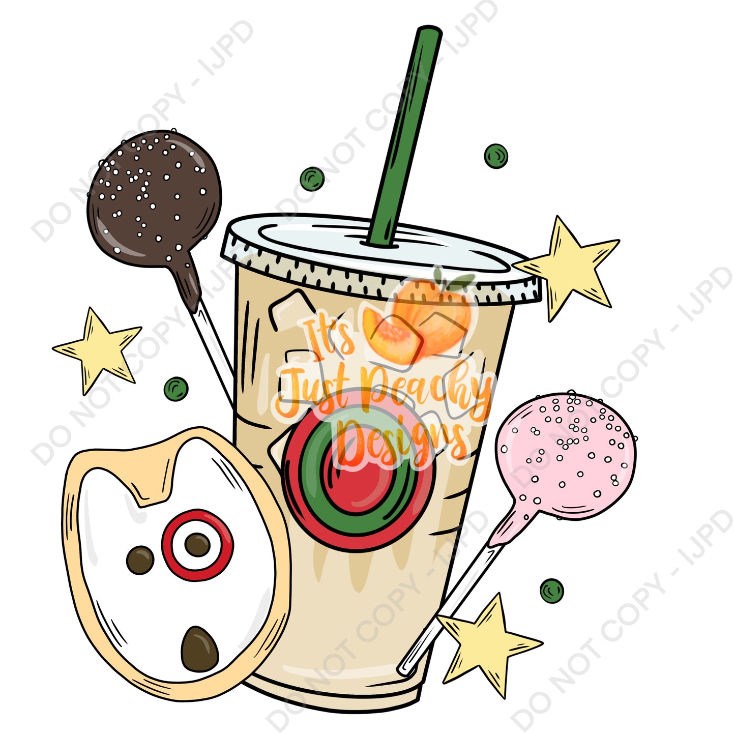 Coffee, Cookies & Cake Pops PNG