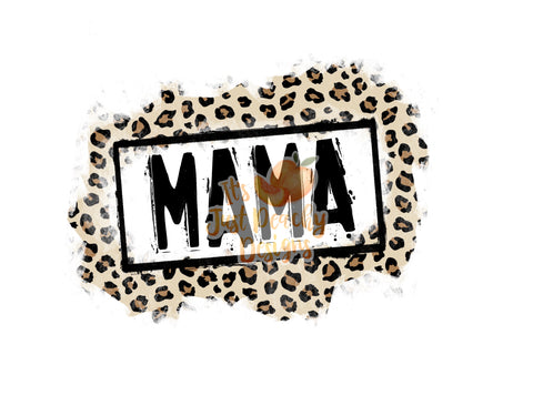 Mama Leopard PNG - Multiple Color Options