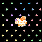 Rainbow Polka Dot- Multiple Background Colors