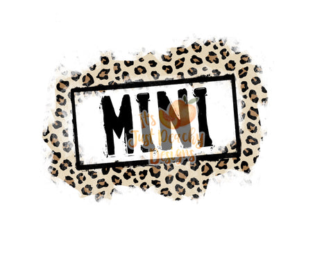Mini Leopard PNG - Multiple Color Options