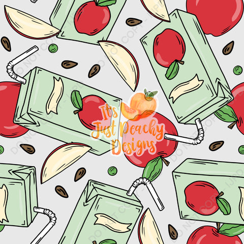 Apple Juice & Slices- Multiple Color Options