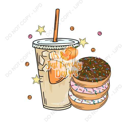 Coffee & Donuts PNG