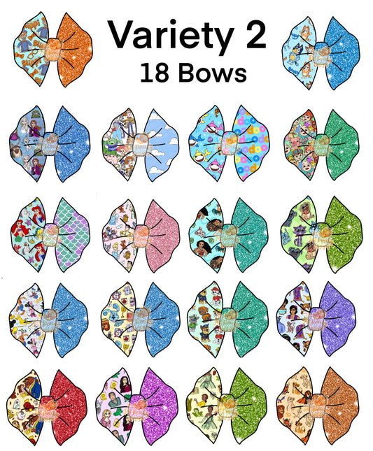 Half/Half Bows- Variety 2