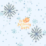 Add A Name File - snowflakes - Multiple Colors