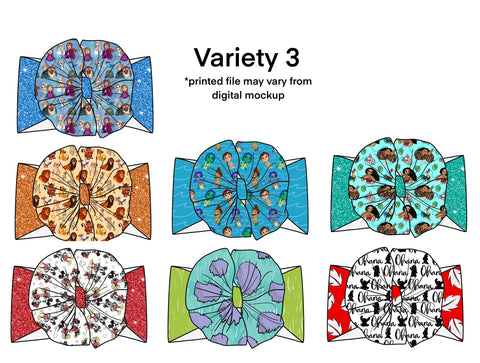 Half/Half Messy Wraps- Variety 3