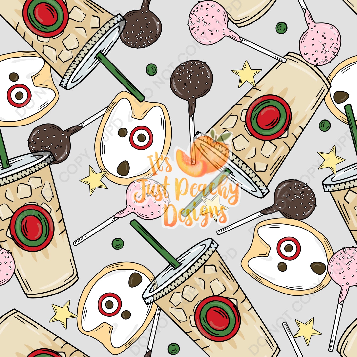 Coffee, Cookies & Cake Pops- Multiple Color Options