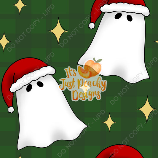 Santa Ghost- Multiple Colors