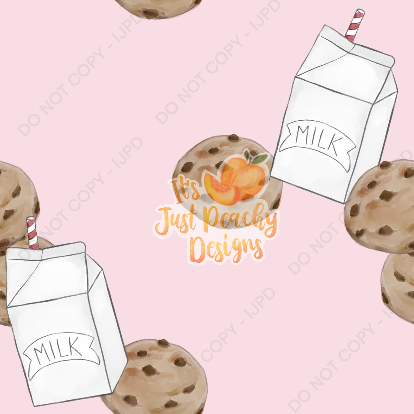 Add A Name File - Milk and Cookies - Multiple Colors