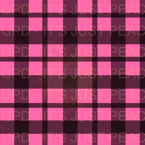 Pink Coordinate Simple Plaid