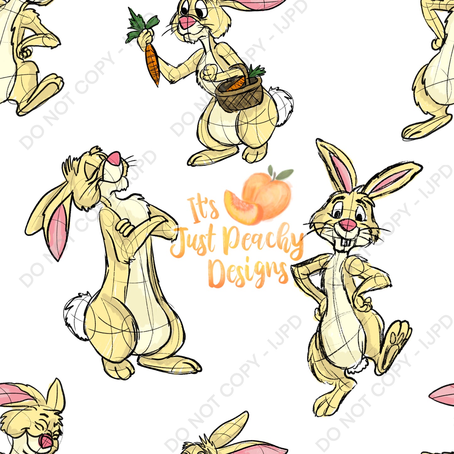 Rabbit - Multiple Background Colors