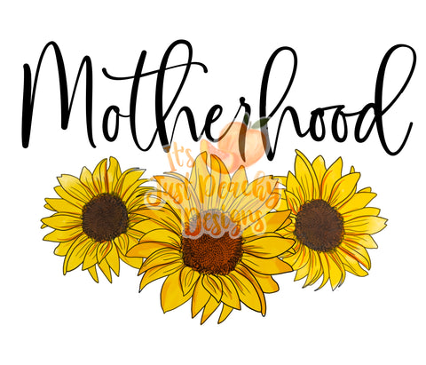 Motherhood Sunflowers PNG