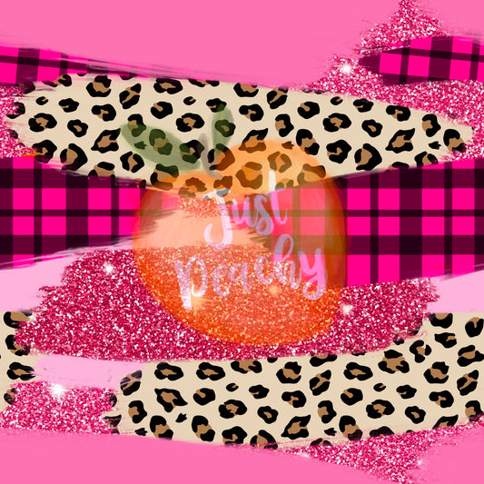 Leopard Plaid Brush Strokes