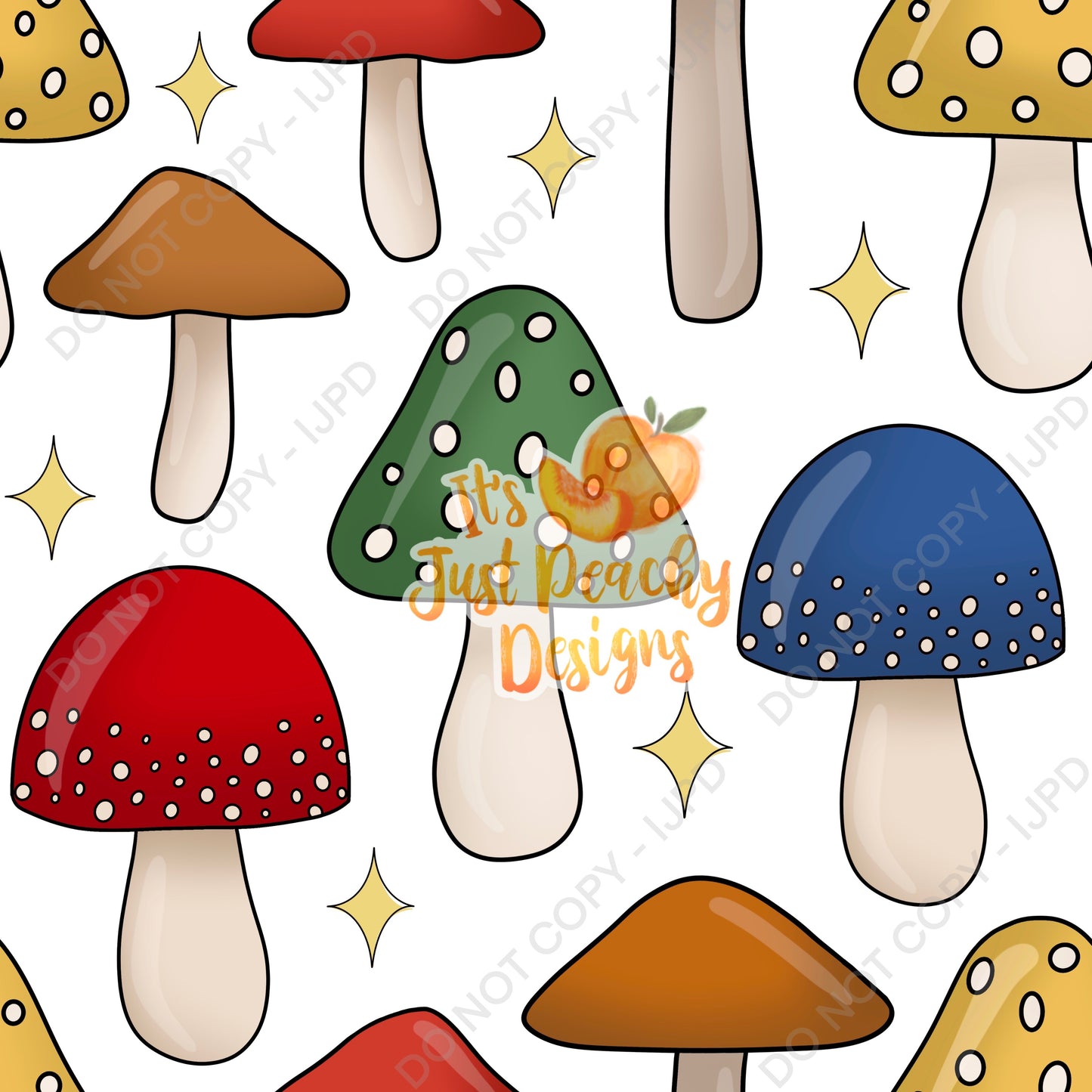 Mushrooms- Multiple Colors