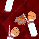 Add A Name File - Milk and Cookies - Multiple Colors