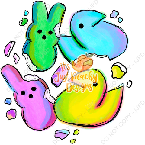 Easter Marshmallows PNG