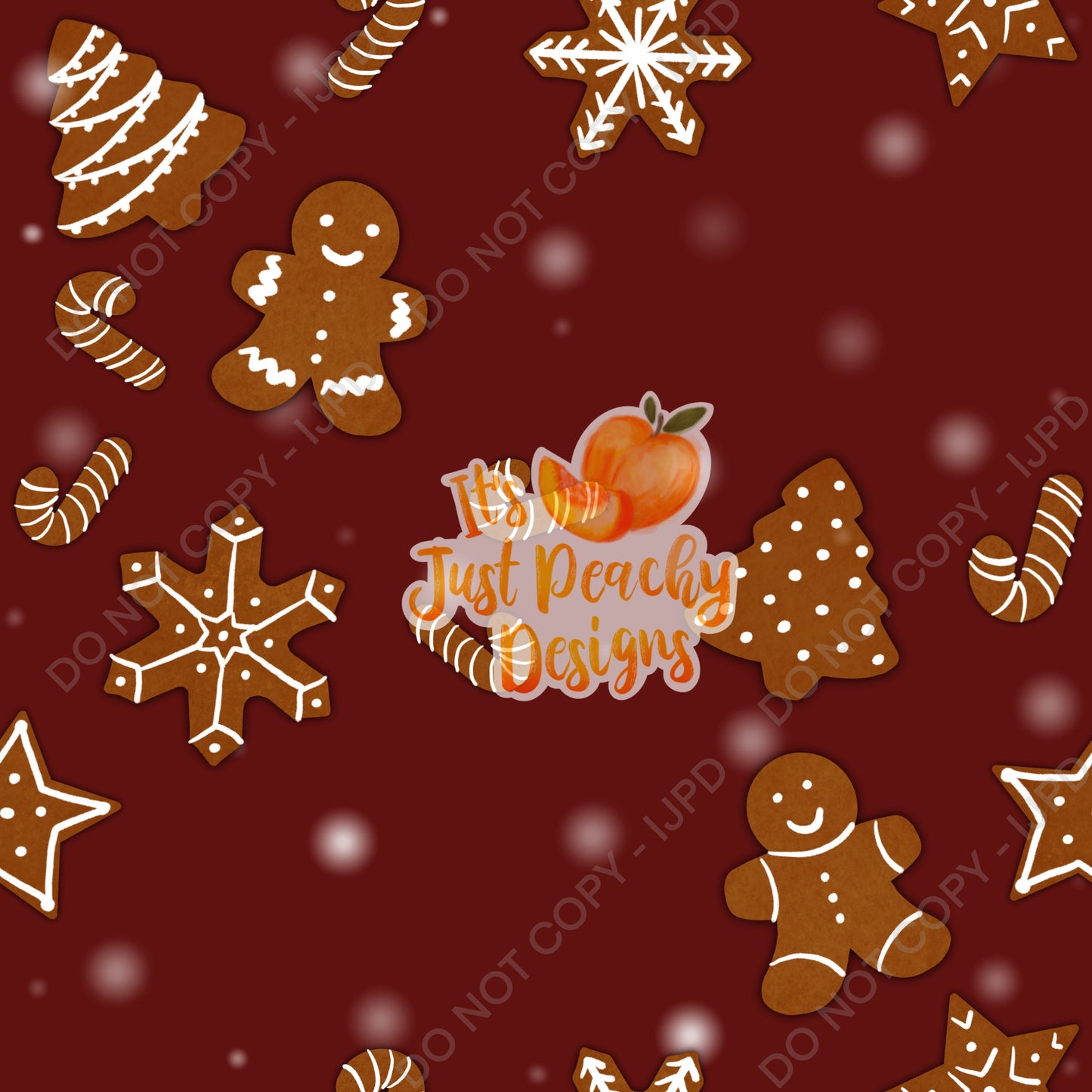 Add A Name File - Gingerbread- Multiple Colors