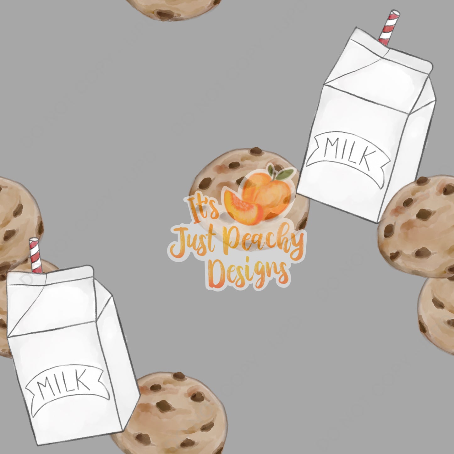 Add A Name File - Milk and Cookies - Multiple Colors