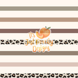 Boho Leopard Stripes - Multiple Color Options
