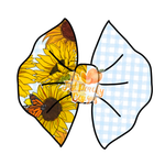 Half/Half Bows- Sunflower