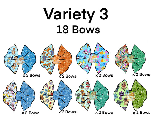 Half/Half Bows- Variety 3