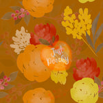 Fall Watercolor Floral - Multiple Colors