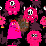 Pink Love Monsters - Multiple Colors