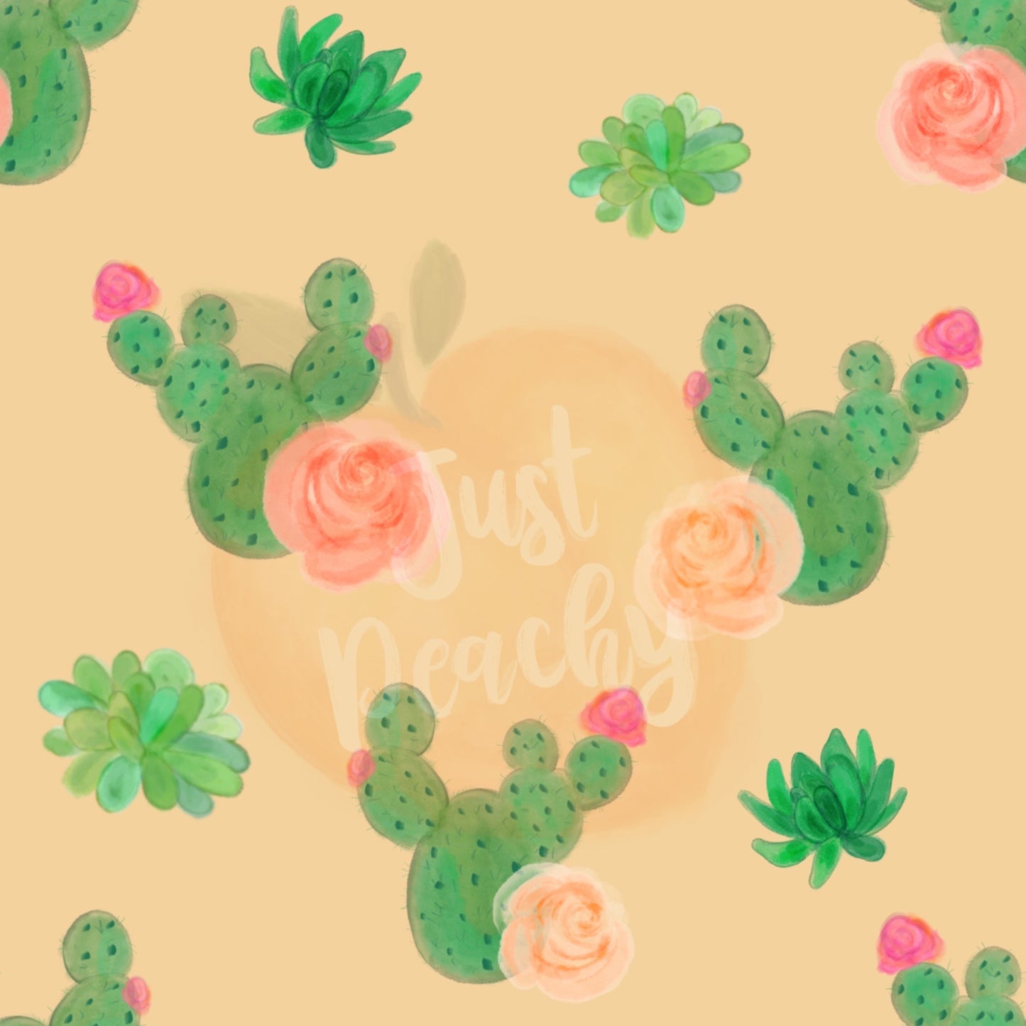 Cactus Floral -Multiple Colors