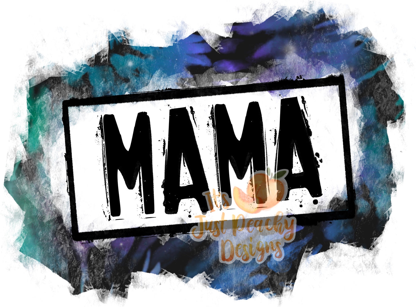 Galaxy Mama PNG- Blue or Magenta
