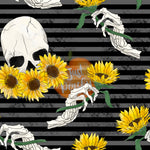 Sunflower Skull