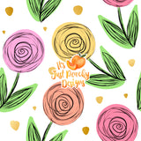 Comm. Doodle Floral - Multiple Colors