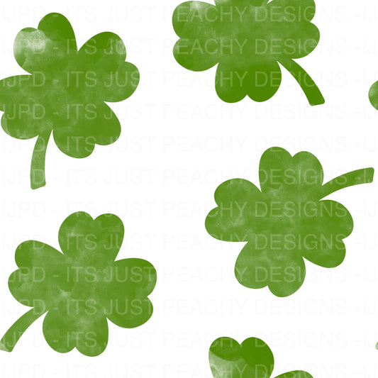 Watercolor Clovers - Multiple Colors