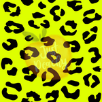 Neon Leopard  Black Spots - Multiple colors