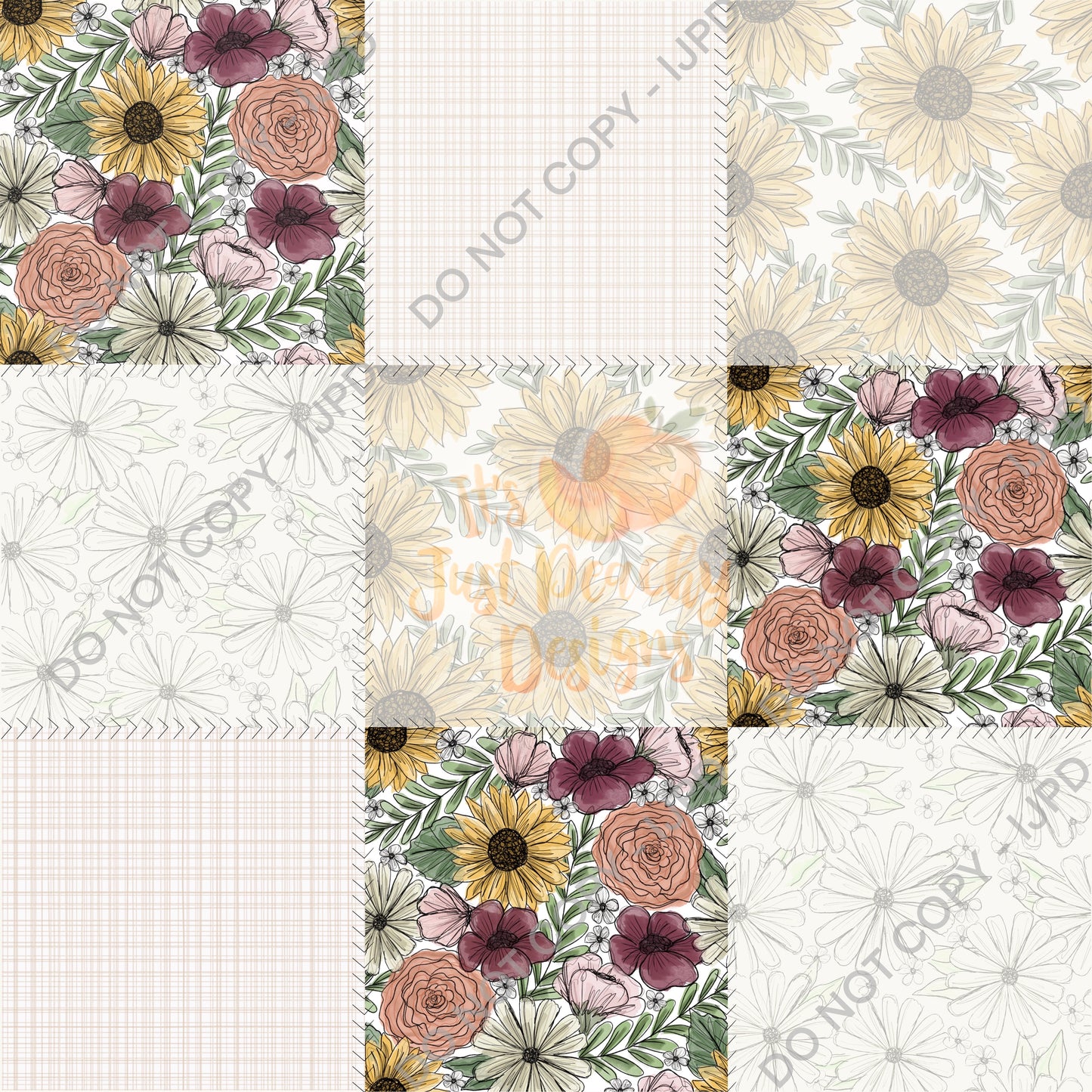 Mixed Floral Patchwork 2