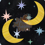 Boho Moon and Stars - Multiple Options