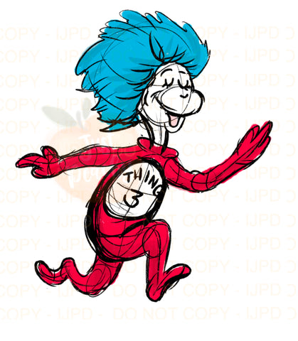 Thing 3 PNG