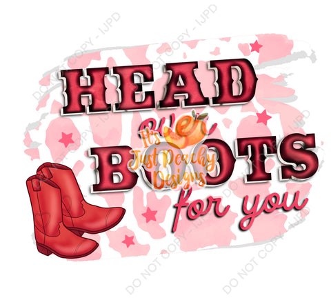 Head Over Boots  PNG - Multiple Options